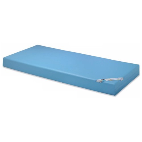 Colchón Poliuretano Mecanizado 90x190 - Funda Impermeable - Transpirable Azul